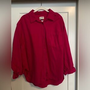 Pink Button-Down Shirt